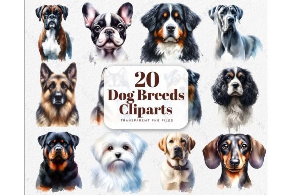 Download Watercolor Puppy Dogs Breeds PNG Clipart - Premium Resources