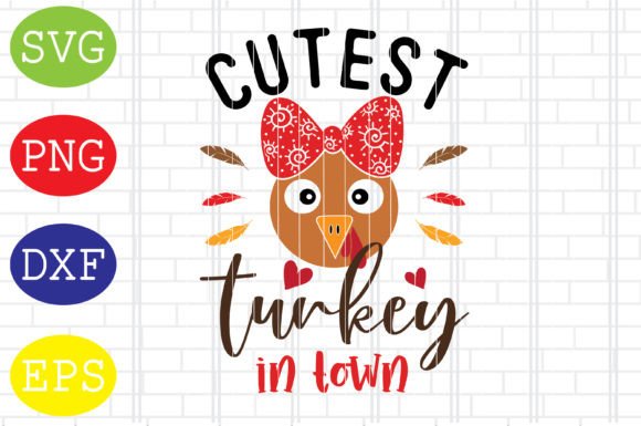 Download Cutest Turkey in Town Svg, Turkey Face - Town Collection