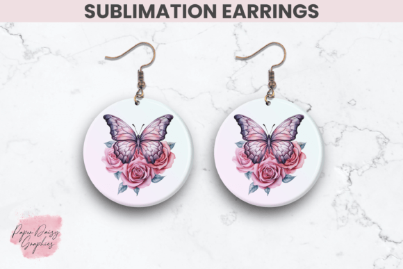 Download Valentines Roses Round Earring - Round earring Collection