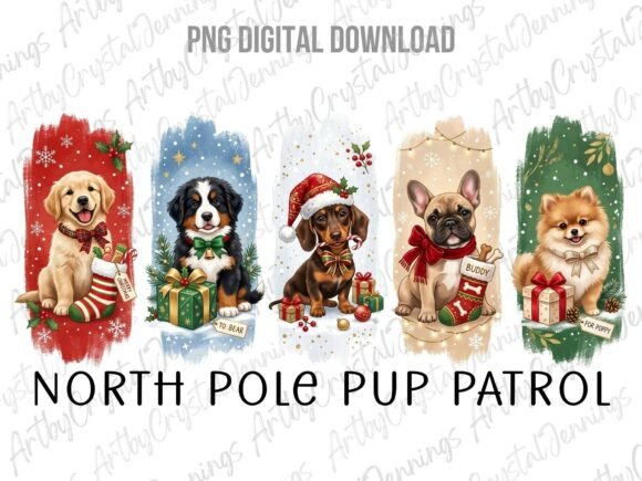 Download North Pole Puppy Dog Christmas PNG - Premium Resources